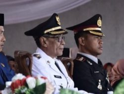 Wakil Bupati Batanghari Ikuti Upacara Penurunan Bendera Pada HUT RI Ke 77 Secara Khidmad