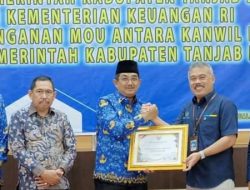 Pemkab Tanjabbar Kembali Raih Predikat Opini WTP LKPD Tahun 2021