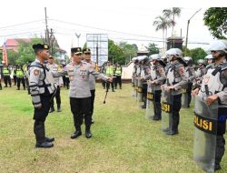 Pastikan Kesiapan Pengamanan Pilkada Serentak, Kapolda Cek Pasukan dan Sarana dan Prasarana di Polres Tanjab Timur