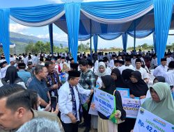 Santunan JKM BPJS Ketenagakerjaan Diserahkan Saat Launching Dumisake di Kerinci