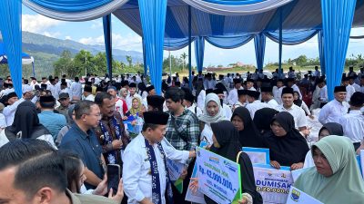 Santunan JKM BPJS Ketenagakerjaan Diserahkan Saat Launching Dumisake di Kerinci