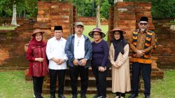 Gubernur Al Haris Dampingi Menteri Bappenas Tinjau Pembangunan Proyek Museum KBCN di Candi Muaro Jambi