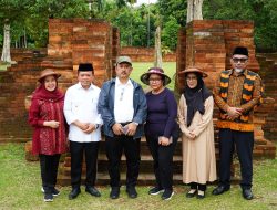 Gubernur Al Haris Dampingi Menteri Bappenas Tinjau Pembangunan Proyek Museum KBCN di Candi Muaro Jambi